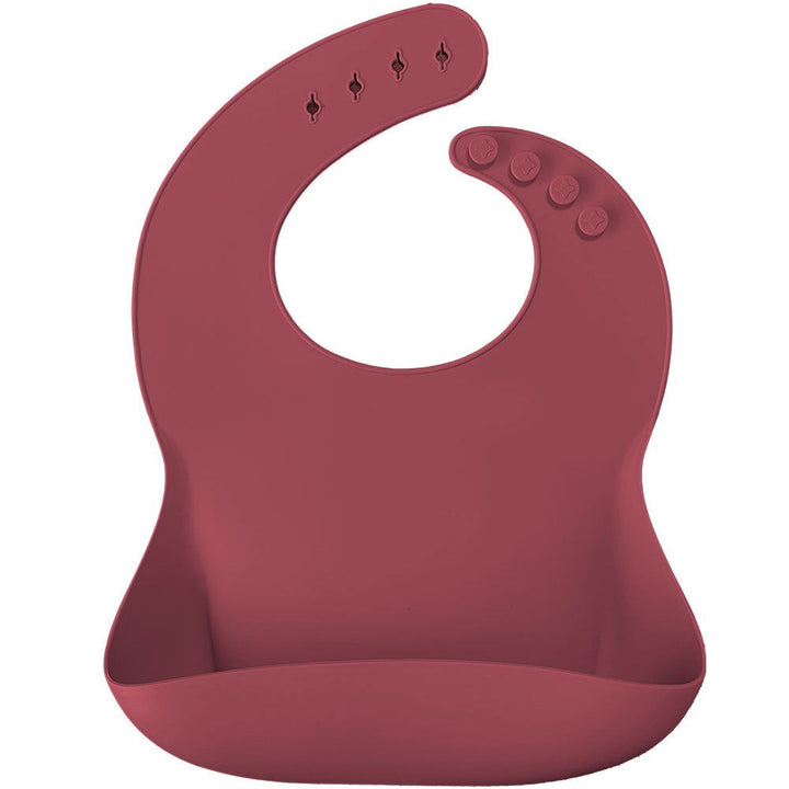 Minikoioi Basics-Bib Силиконов Лигавник С Джоб - Velvet Rose -  -  - BebeMama