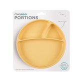 Minikoioi Portions Силиконова Чиния С Вакуум - Жълт --- BebeMama