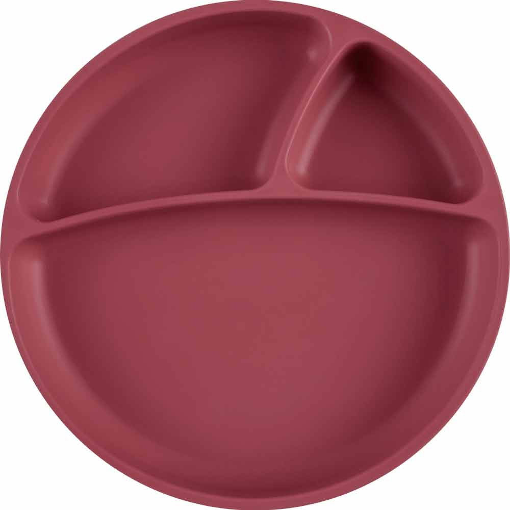 Minikoioi Portions Силиконова Чиния С Вакуум - Rose --- BebeMama