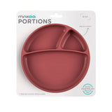 Minikoioi Portions Силиконова Чиния С Вакуум - Rose --- BebeMama