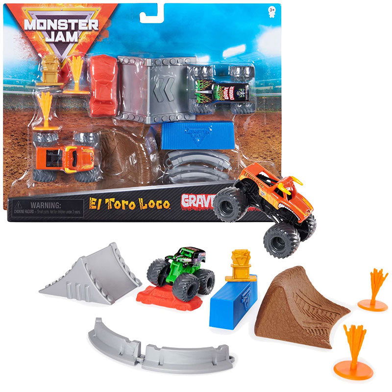 Monster Jam Value Stunt Set 1:70 --- BebeMama