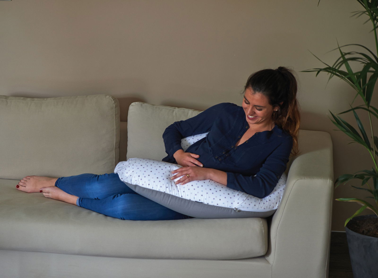 Multirelax Възглавница За Майчинство И Кърмене 3В1 Звезди Candide --- BebeMama