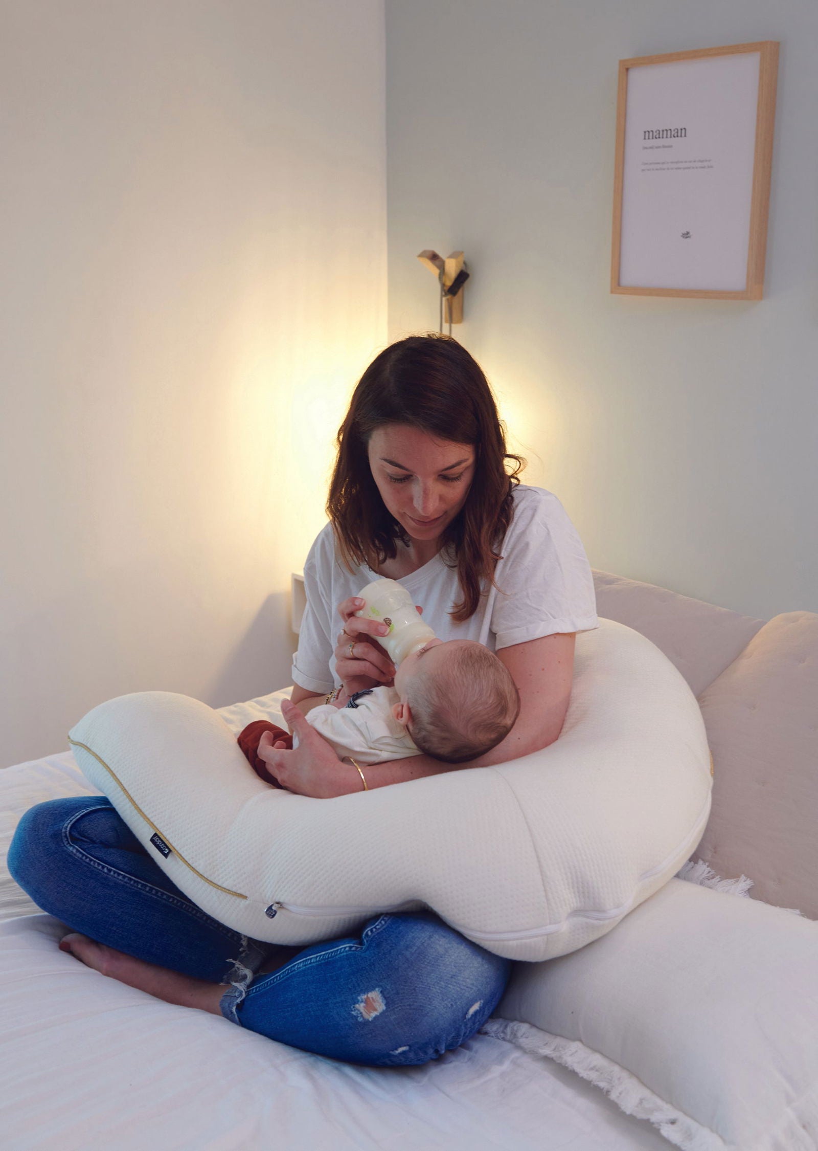 Multirelax Органична Възглавница За Майчинство И Кърмене 3В1 Candide --- BebeMama