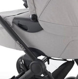 Mutsy Evo Шаси Черен Сива Дръжка Черни Колела + Кош + Седалка Pebble Grey --- BebeMama