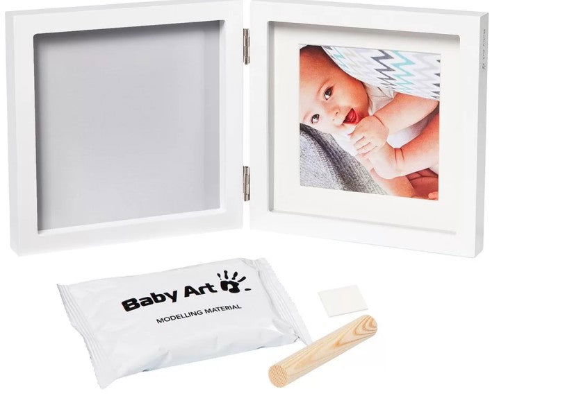 My Baby Style - Отпечатък + Снимка (Бяла Рамка Сиво Паспарту) --- BebeMama