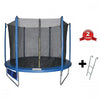 Батут С Вътрешна Мрежа Buba 8Ft (252См) Джоб За Обувки И Стълба