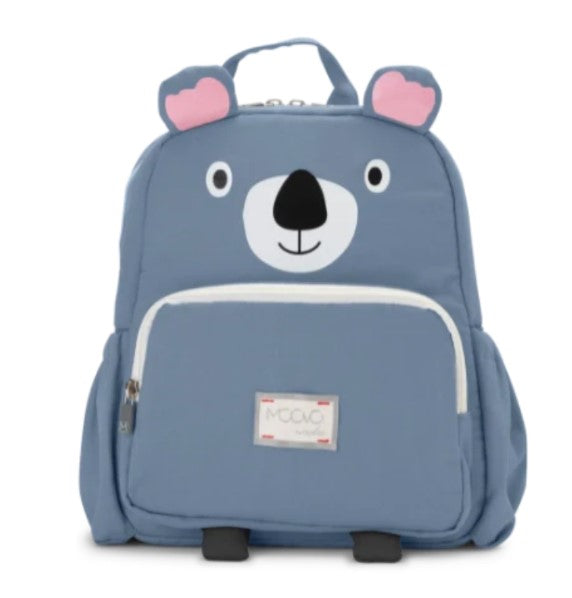Rucsac mic pentru copii din bumbac Nuvita Kiddiekit Koala, gri