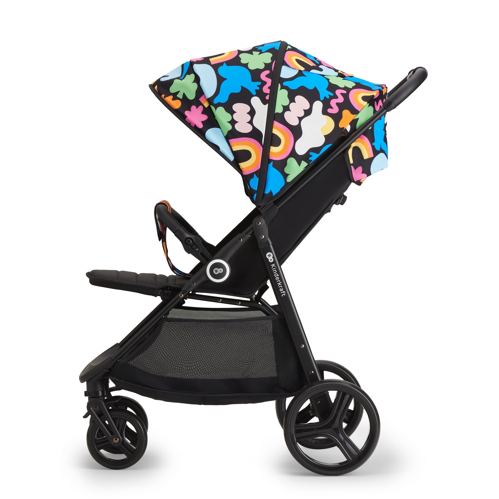 Бебешка Количка Kinderkraft Grande Plus, Happy Shapes
