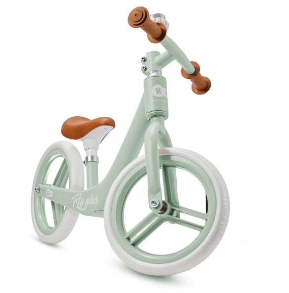 Bicicletă de echilibru Kinderkraft Fly Plus, mentă proaspătă