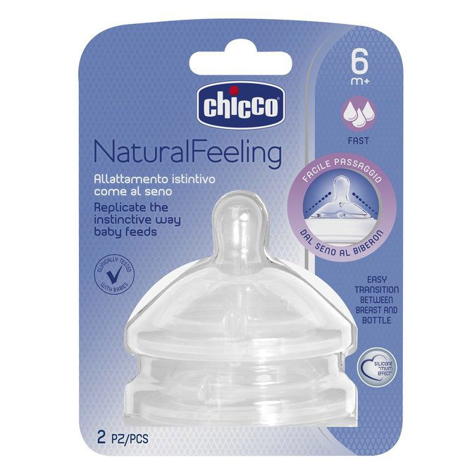 Natural Feeling Биберон За Шише 6+ --- BebeMama