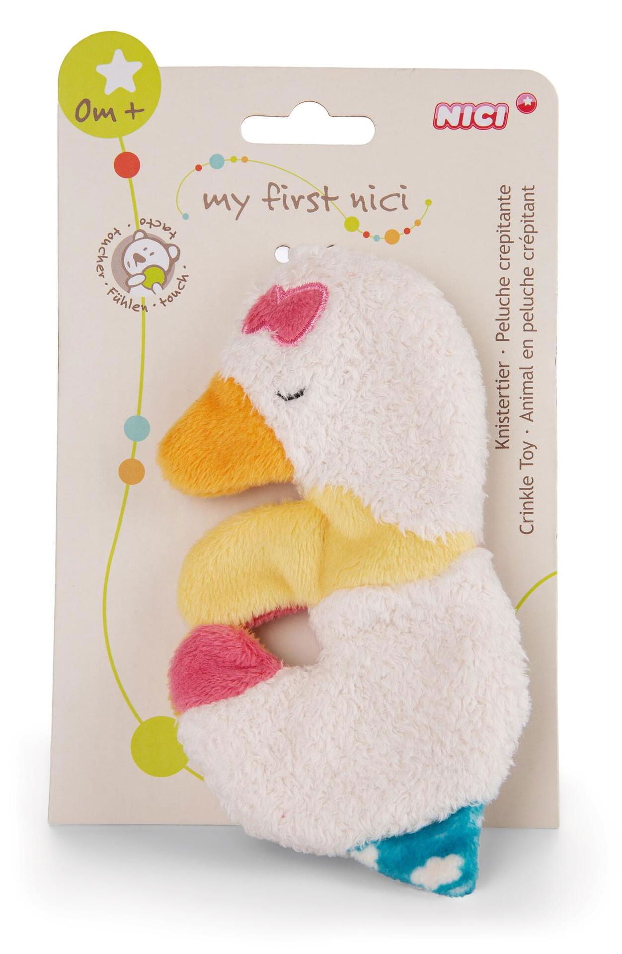 Nici Мека Играчка 0+ Мес. 14 См. Спящата Гъска Гитти --- BebeMama