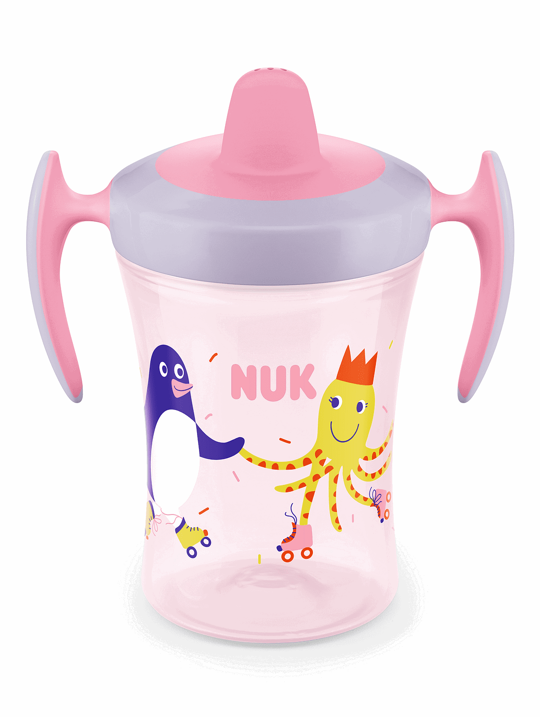 Nuk Evolution Trainer Cup Чаша 230Мл. 6+ Месеца Розова --- BebeMama