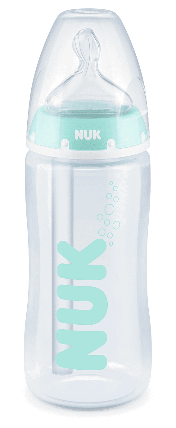 Nuk First Choice Рр Шише Anti-Colic Professional Temperature Control 300Мл. Със Силиконов Биберон 0-6Мес. + Box -  -  - BebeMama