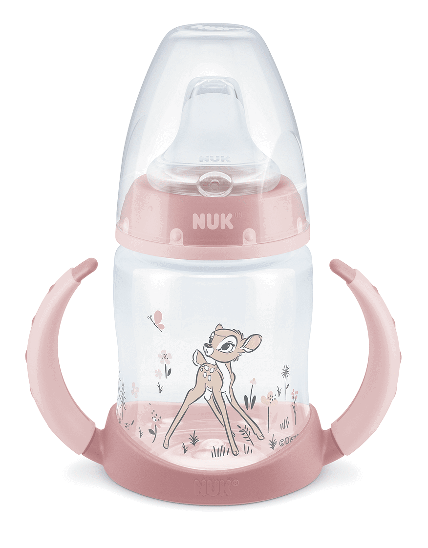 Nuk First Choice Рр Шише Temperature Control 150Мл. Със Силиконов Накрайник За Сок Bambi --- BebeMama