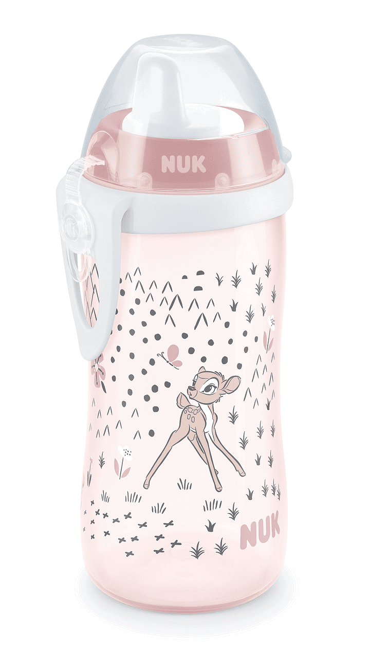Nuk Kiddy Cup 300Мл С Твърд Накрайник 12+Мес. Bambi --- BebeMama