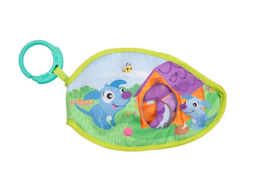 Playgro Carte textilă „Fericit acasă” cu animale pentru teatru de păpuși 12-36 luni