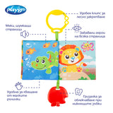 Текстилна Книжка За Количка С Гризалка 0м+ Playgro