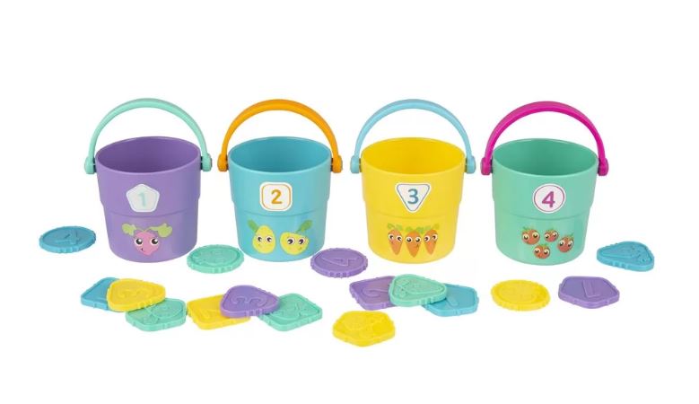 Кофички С Жетони За Броене И Сортиране 12 36м Playgro