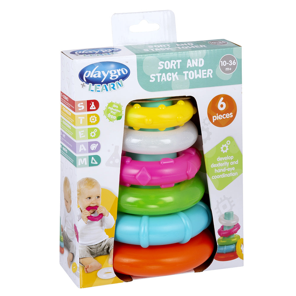 Конус С Цветни Рингове Refresh, 10м+ Playgro
