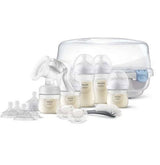 Philips Avent К-Кт Ръчна Помпа За Кърма Mw Стер-Р Шишета Nr 2Х125Мл 2Х260Мл 2 Зал. 4 Биб. Четка --- BebeMama