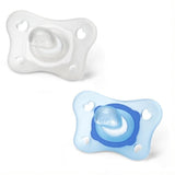 Physioforma Мини Силиконов Биберон 0-2M 2 Броя Boy --- BebeMama