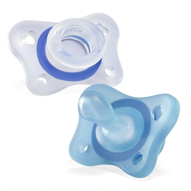 Physioforma Мини Силиконов Биберон 2-6M 2 Бр. Момче --- BebeMama