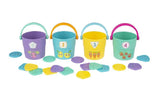 Playgro Активна Играчка Кофички С Жетони За Броене И Сортиране 12- 36М --- BebeMama