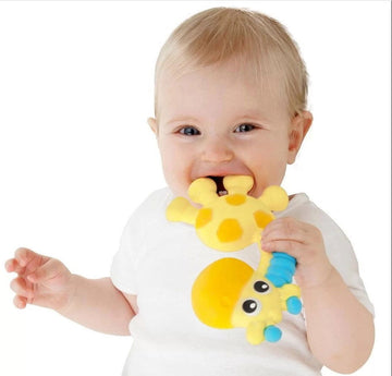 Playgro Гризалка Пискун От Каучук Жираф Джери 3М+ -  -  - BebeMama