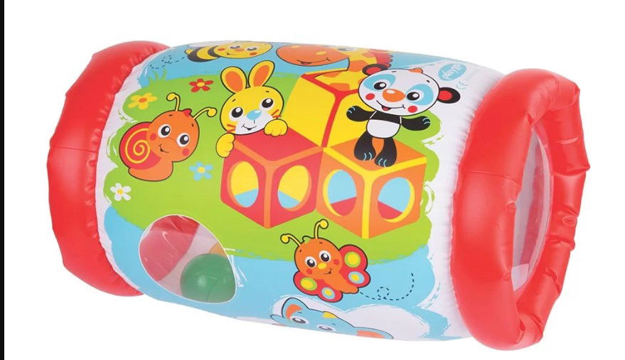 Playgro Надуваема Играчка Валяк Червен 6М+ --- BebeMama