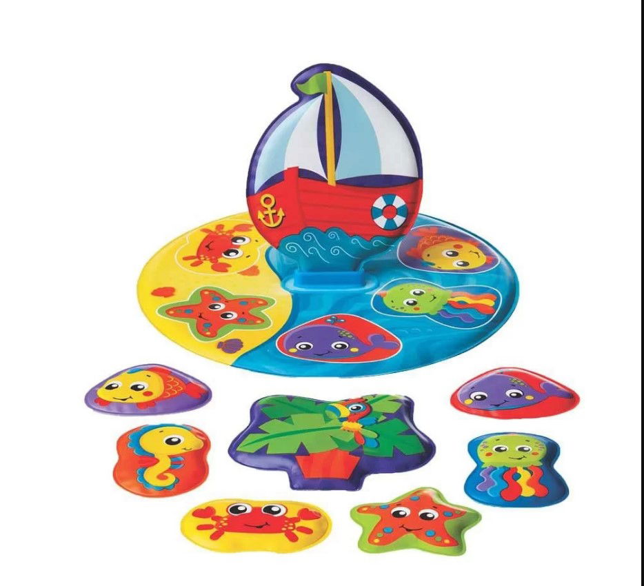 Playgro Пъзел За Баня Платноходка 6М+ --- BebeMama