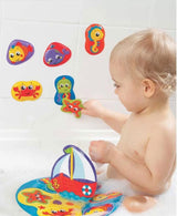 Playgro Пъзел За Баня Платноходка 6М+ --- BebeMama