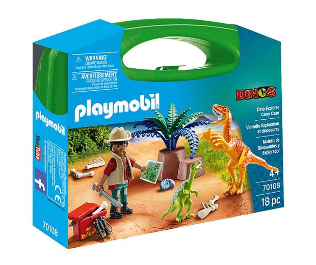 Playmobil - Изследовател На Динозаври В Преносимо Куфарче -  -  - BebeMama
