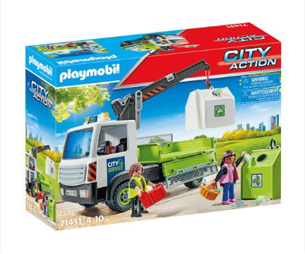 Playmobil - Камион За Рециклиране На Стъкло С Контейнер --- BebeMama