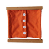 Монтесори Рамка За Закопчаване - Големи Копчета - Занимателни Играчки - Smartbaby - BebeMama