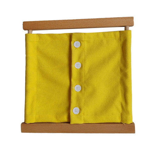 Монтесори Рамка За Закопчаване - Малки Копчета - Занимателни Играчки - Smartbaby - BebeMama