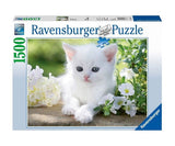 Ravensburger - Пъзел 1500 Ел. - Бяло Котенце --- BebeMama