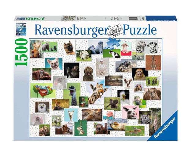 Ravensburger - Пъзел 1500 Ел. - Забавни Животни --- BebeMama