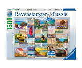 Ravensburger - Пъзел 1500 Ел. - Крайбрежен Колаж --- BebeMama