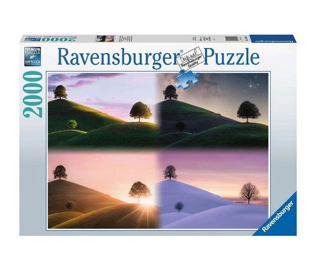 Ravensburger - Пъзел 2000 Ел. - Дървета И Планини --- BebeMama