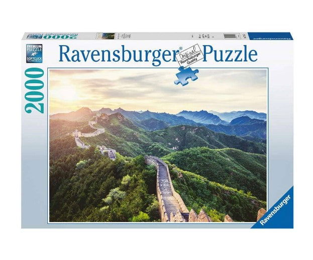 Ravensburger - Пъзел 2000 Ел. - Китайска Стена На Слънчева Светлина --- BebeMama