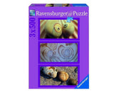 Ravensburger - Пъзел 3Х500 Ел. - Красиви Камъни --- BebeMama