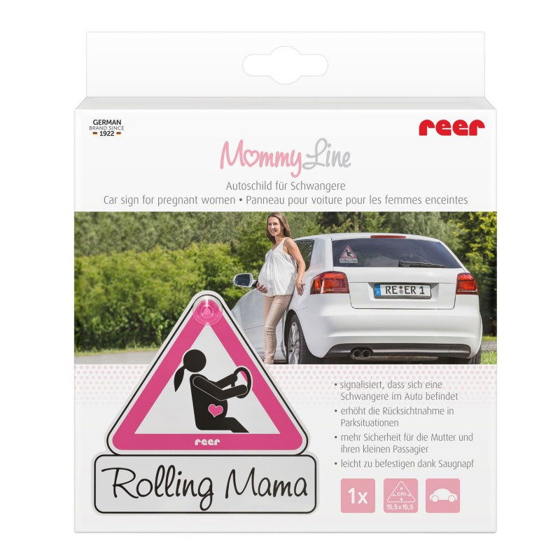 Автомобилен Знак За Бременни Жени Reer Mommyline 88014 --- BebeMama