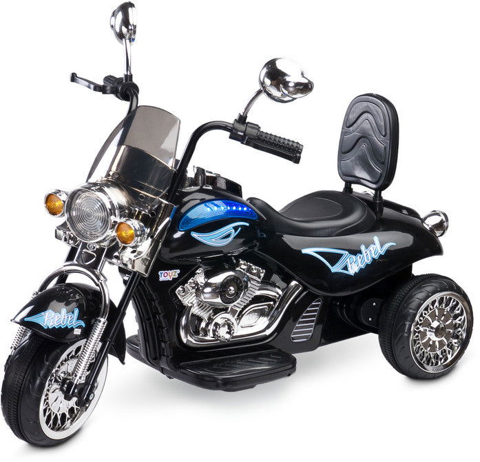 Акумулаторен Мотор Ride-Оn Vehicle Rebel Черен Caretero Toyz --- BebeMama