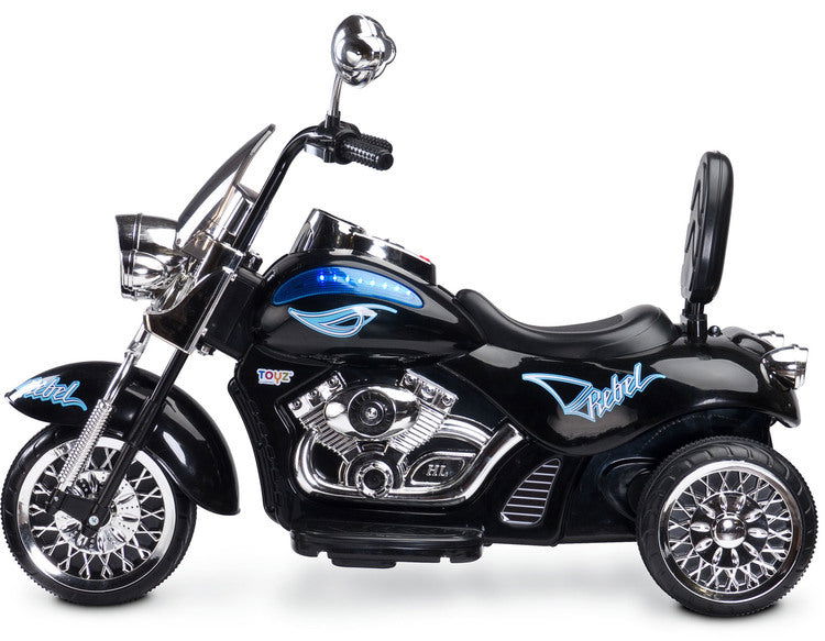 Акумулаторен Мотор Ride-Оn Vehicle Rebel Черен Caretero Toyz --- BebeMama