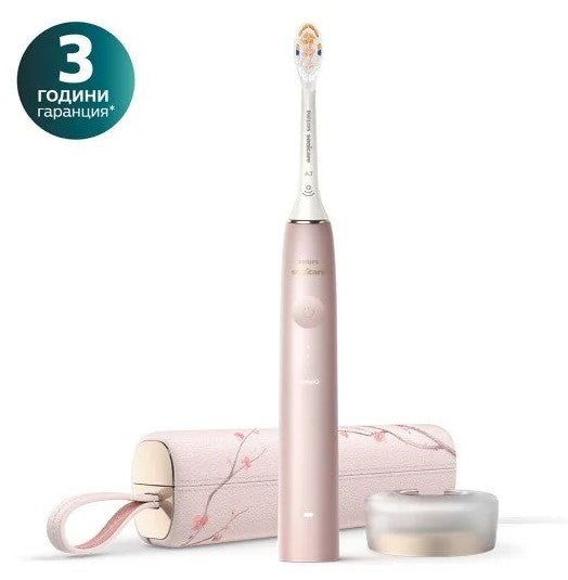 Periuță de dinți electrică Philips Sonicare Prestige Limited Edition Series 9900 Senseiq Hx9992/31, culoare cireș japonez 
