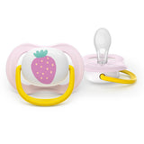 Залъгалки Ultra Air Happy 0 6м Розово С Папагал И Ягода Philips Avent