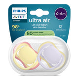 Залъгалки Ultra Air 0 6м Пастелни, Момиче Philips Avent
