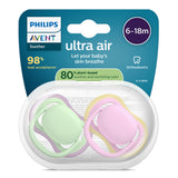 Залъгалки Ultra Air 6 18м Розово И Зелено Philips Avent