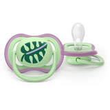 Залъгалки Ultra Air 6 18м Листо И Коте, Розово Philips Avent