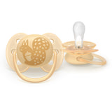 Залъгалки Ultra Soft 6 18м Неутрални С Декор Philips Avent